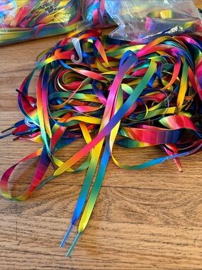 Wholesale Custom LGBT Pride Rainbow Shoelaces